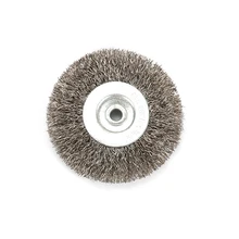 3 Inch 6mm Arbor Stainless Steel Wire Wheel Brush For Bench Grinder Abrasive Mini Drill Rotary Tools Polishing Dremel Brush