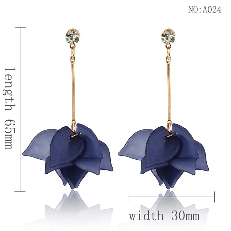 Винтажные массивные Висячие серьги для женщин модные ювелирные изделия корейские Металлические геометрические золотые Висячие висячие серьги - Окраска металла: Style-04
