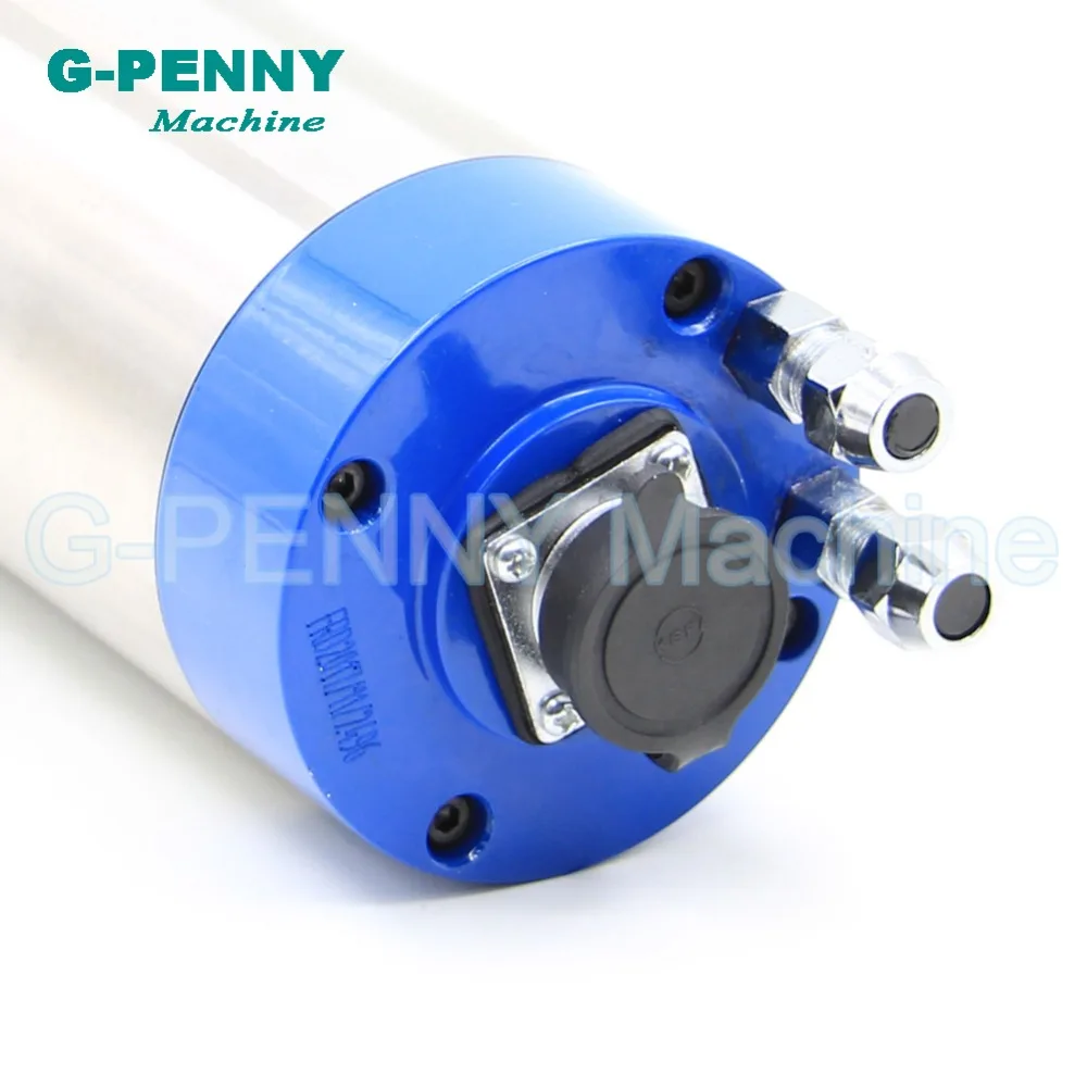 G-PENNY 2.2KW ER20 с водяным охлаждением ЧПУ мотор шпинделя 80x230 мм с 4 подшипниками Высокая Точность 0,01 мм для гравировального фрезерного станка