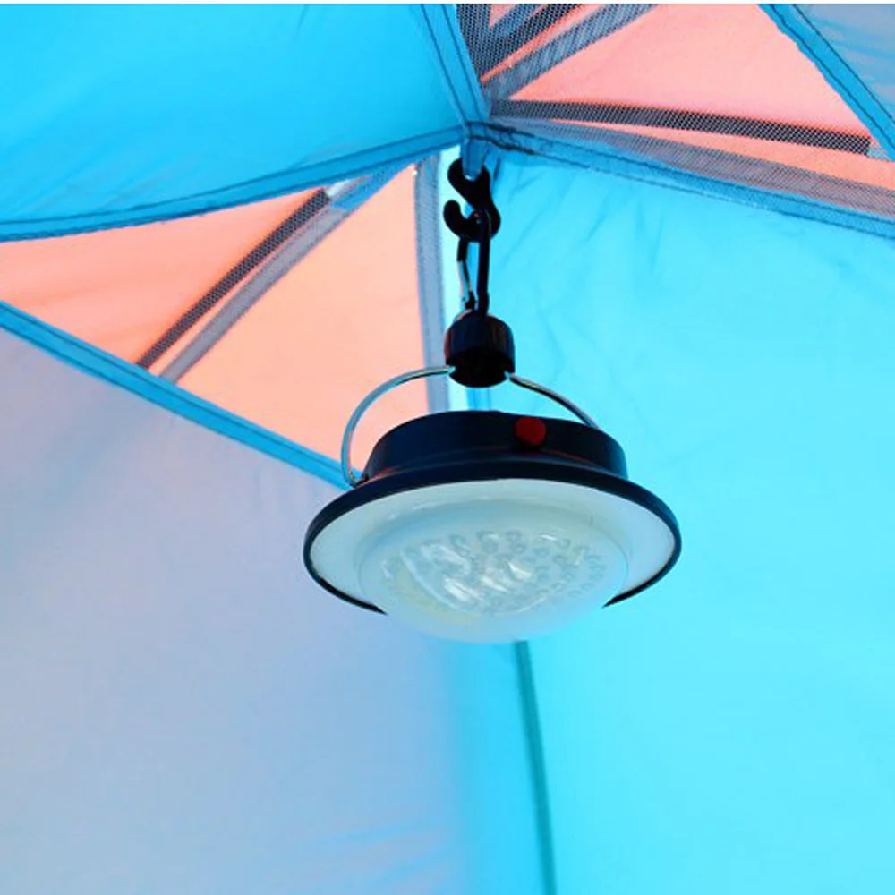 Для использования на открытом воздухе, кемпинг, переносные 60 Светодиодный лампы ночной фонарь туристический нож фонарик с абажуром Круг Палатка белый свет Подвесная лампа для кемпинга