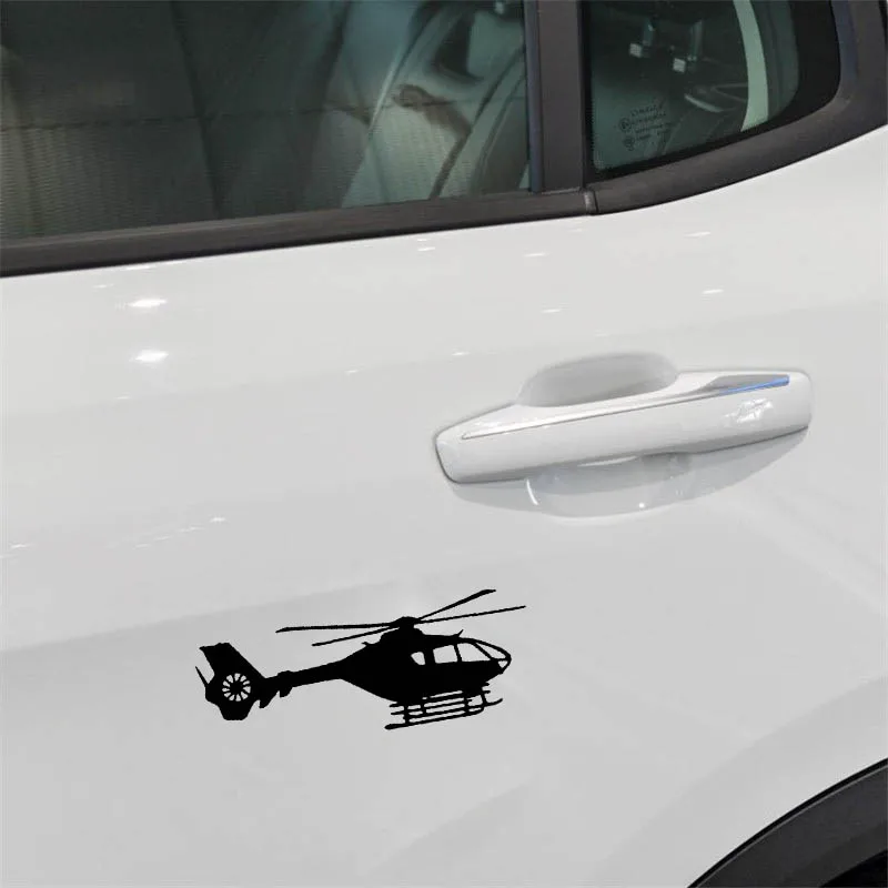 QYPF 18,7 см* 6,8 см Новое издание дизайн стиль светильник для вертолета пилотируемый виниловая наклейка на машину деликатная наклейка художественный Графический C18-0695