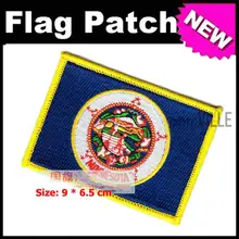 Г. Флаг патч Миннесоты 200 стран флаги Военная Униформа гладить на Гарантированное качество пользовательский значок аппликация