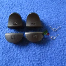 100 комплекты x для sony PS4 запасные части L1 R1 L2 R2 триггер ручка кнопки крышка для Playstation 4 JDS 030 040 с пружинами