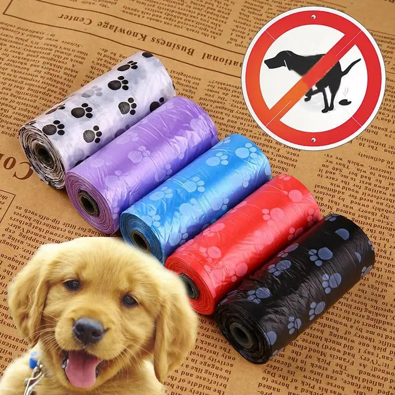 Buy 5 Rolls/75Pcs Pet Biodegradable Pet Dog Waste Pick