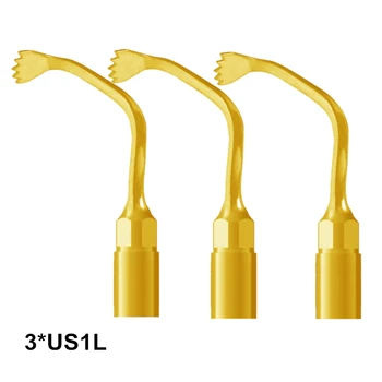 

Left Angle 3PCS US1L Tools For Dentist Dental Equipment And Instrument For Dental Piezo Surgery Tip For MECTRON WOODPECKER