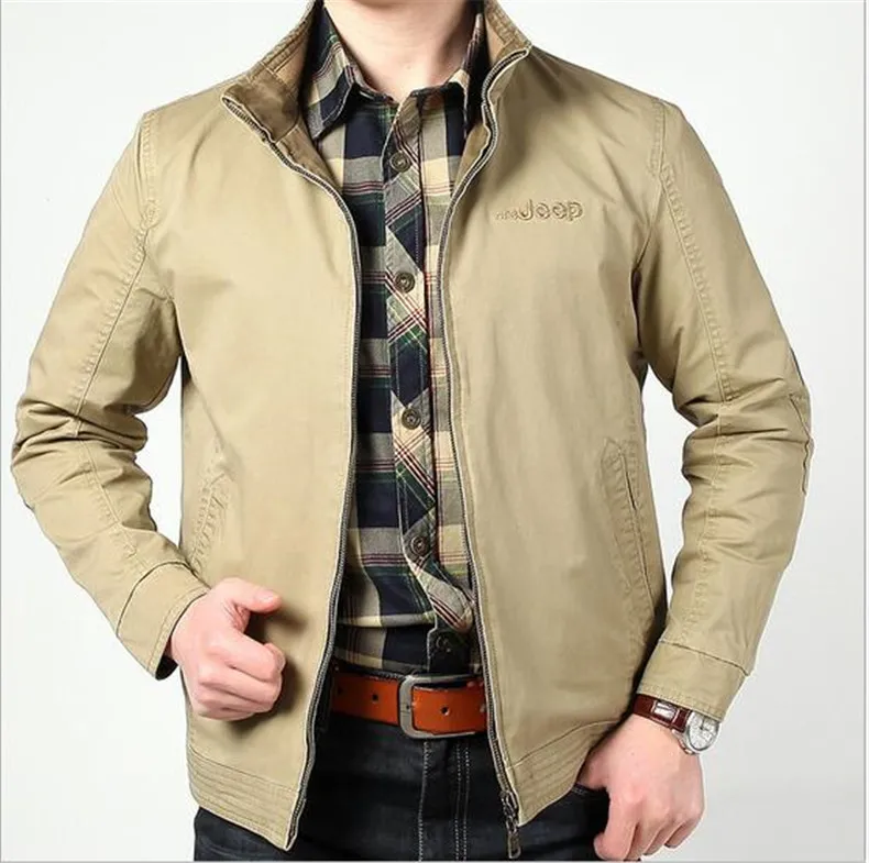 New Men's Jacket Plus 3XL size Loose cotton Military Men New 2017 ...