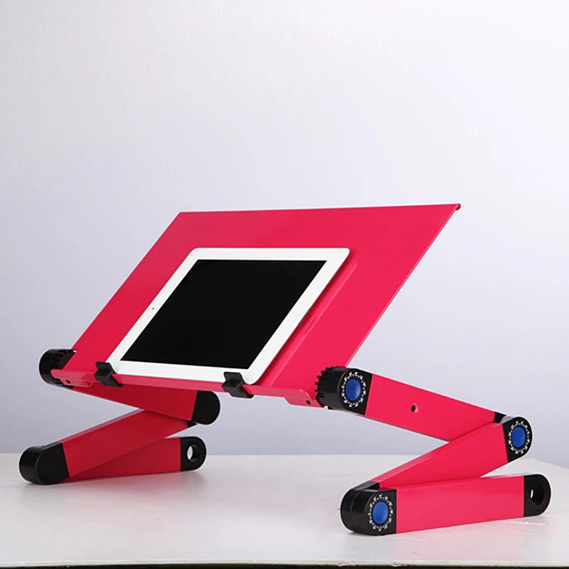 Portable 360 Folding Mobile Laptop Standing Desk For Bed Sofa Laptop Table Notebook Desk With Mouse Pad Cooling Fan For Office Portable 360 Folding Mobile Laptop Standing Desk For Bed Sofa Laptop Table Notebook Desk With Mouse Pad Cooling Fan For Office