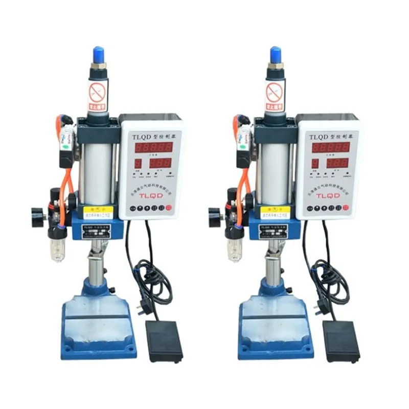 

Pneumatic punch press manufacturer TLQD-63B small-sized desktop 200kg single column pneumatic punch with controller
