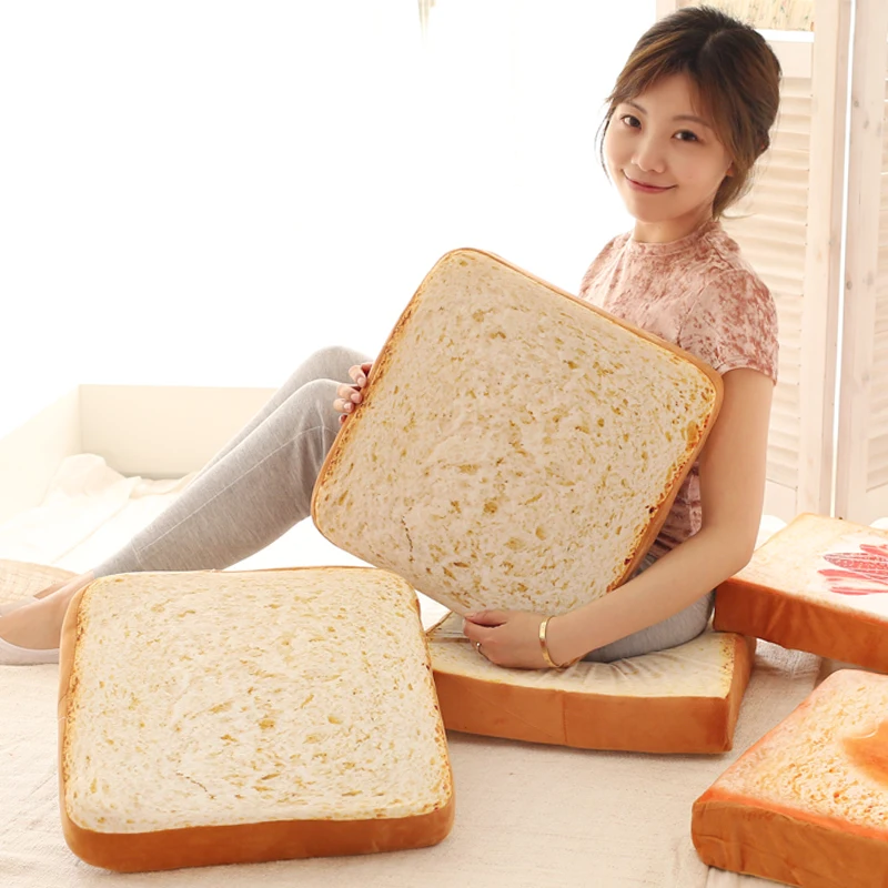 1pc 38cm funny toast slices bread cute cat pet plush hold pillow rest cushion creative children boy cool stuffed toy 1pc 40cm creative plush toast bread pillow toy stuffed bread cushion funny toast bread pillow for pets birthday gift decoration