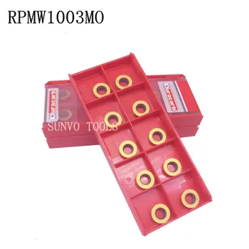 

20PCS Duracarb tungsten carbide insert RPMW1003MO DP5320 turning tools Use EMR 5R-50-22 End Mill Cutter Milling Tool