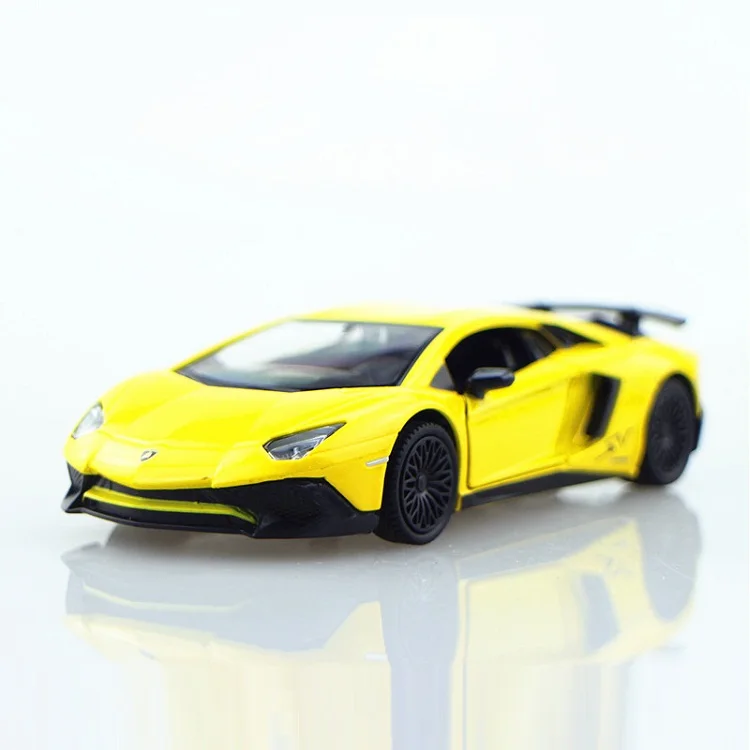 Точная имитация эксклюзивный Diecasts& Toy Vehicles: RMZ city автомобильный Стайлинг Aventador LP750-4 SV 1:36 модель автомобиля из сплава тянет обратно автомобили