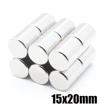 

20pcs 15x20 mm Bulk Small Round NdFeB Neodymium Disc Magnets Dia15 x 20mm N35 Super Powerful Strong Rare Earth Magnet 15mmx20mm