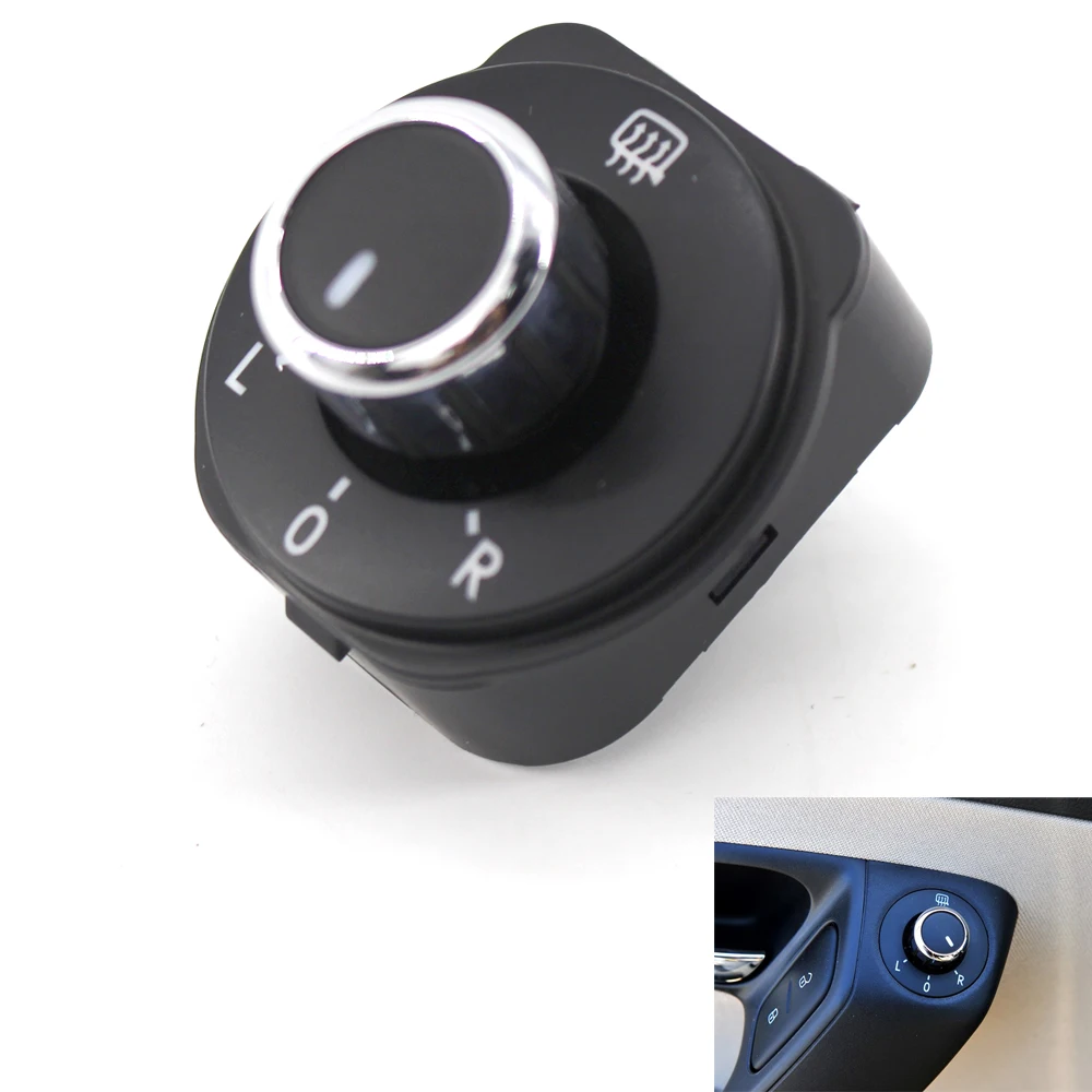 Rear Side Mirror Switch Adjust Knob For VW for Volkswagen Polo 6R 2011