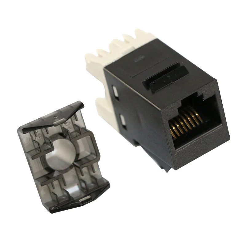 Módulo de Rede Utp Cat6 Conector Rj45 Soquete de Informaçoes Adaptador de Saída de de Cabo de Computador Adaptador io Keystone Jack - Imagem 4