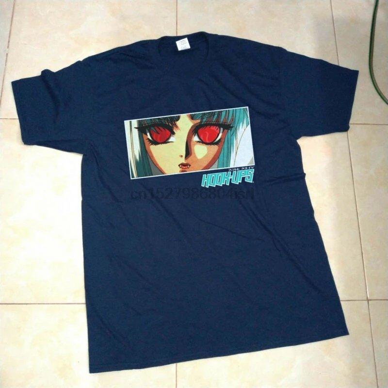 

Vintage HOOK UPS - MIKA anime japanese t-shirt Reprint Skateboard