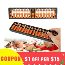 Plastic Abacus Arithmetic Soroban New Non toxic Materials 17 Digits Kids Maths Calculating Tool Educational Toys