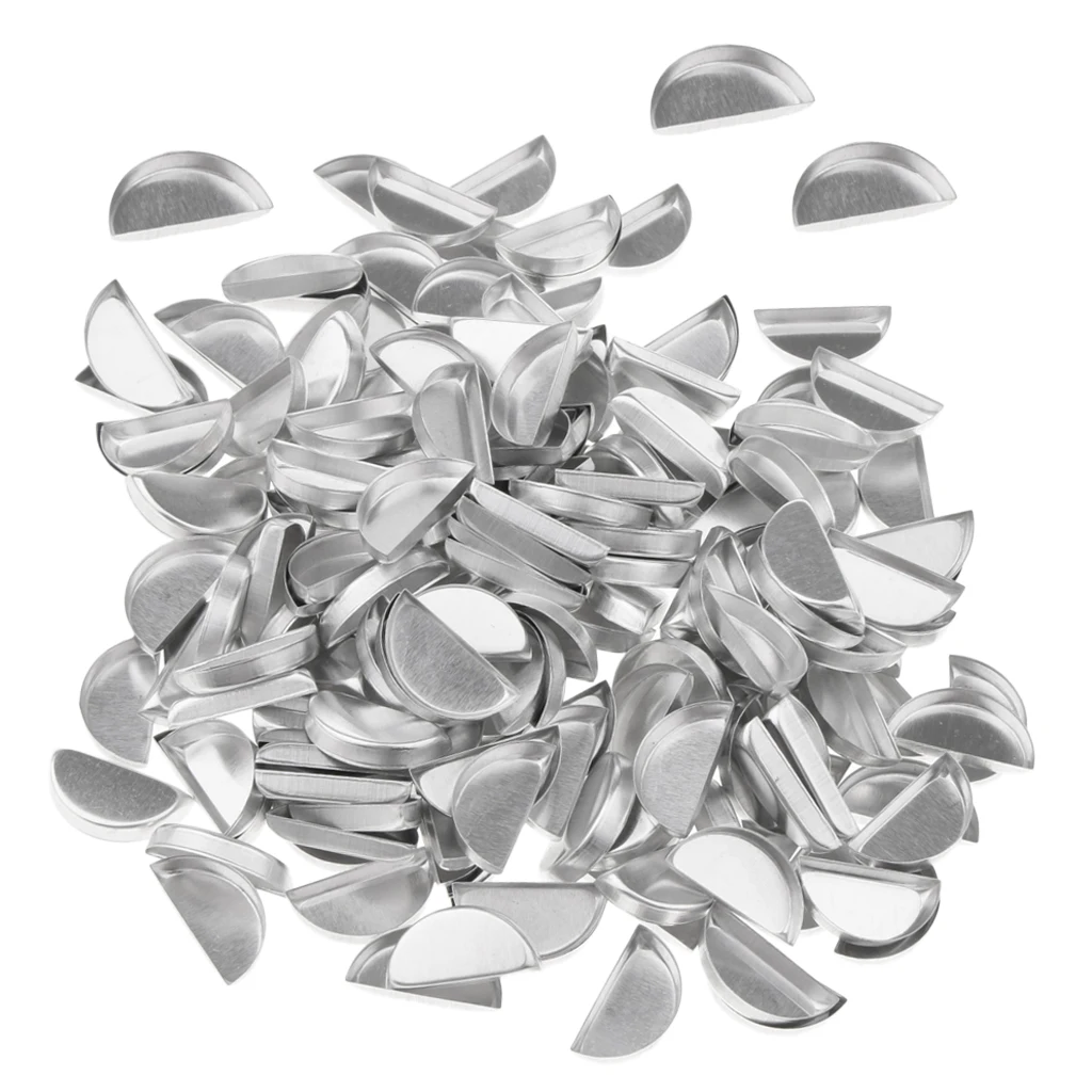 Bulk 200pcs DIY Round Aluminum Metal Empty Eyeshadow Pans Blush Lipstick Palettes Organizers Cosmetics Beauty Accessories
