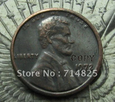 

COPY REPLICA 1972 Double Die Obverse Lincoln Wheat Cent Penny