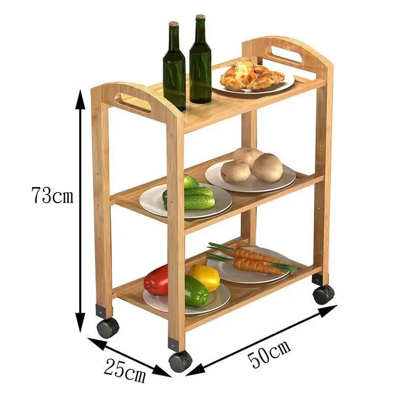 Cozinha Cuisine Estanteria Repisas Y Estantes Etagere De Rangement домашние кухонные тележки Органайзер с колесами полка - Цвет: MODEL B