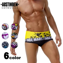 Бренд AUSTINBEM, купальные костюмы для мужчин с цифровой печатью, мужские купальные брюки, мужские купальные костюмы, шорты для серфинга, сексуальные плавательные штаны 212
