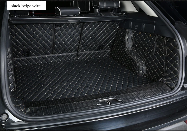 Lsrtw2017 волоконно-кожаный коврик багажника автомобиля для Range Rover Velar