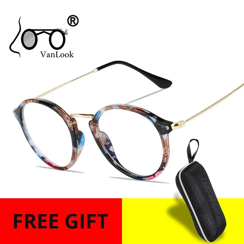 

Women's Blue Light Blocking Computer Glasses For Men Anti Blue Ray Transparent Eyeglasses Gaming Round Fashion Spectacle Frames