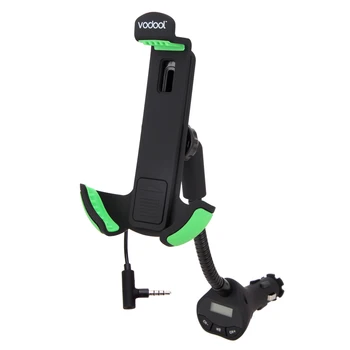 

Universal Car Mount Holder With FM transmitter and USB Car Charger 3.1 Amp DC 12~24V Hands-free car kit car-styling