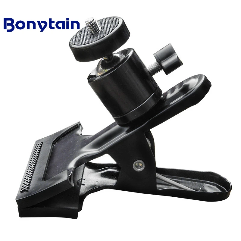 

Professional 1/4 Cloud Terrace Camera Clamp Flash Reflector Holder Tripod Mount Metal Clips Camera Photo Studio Accessories