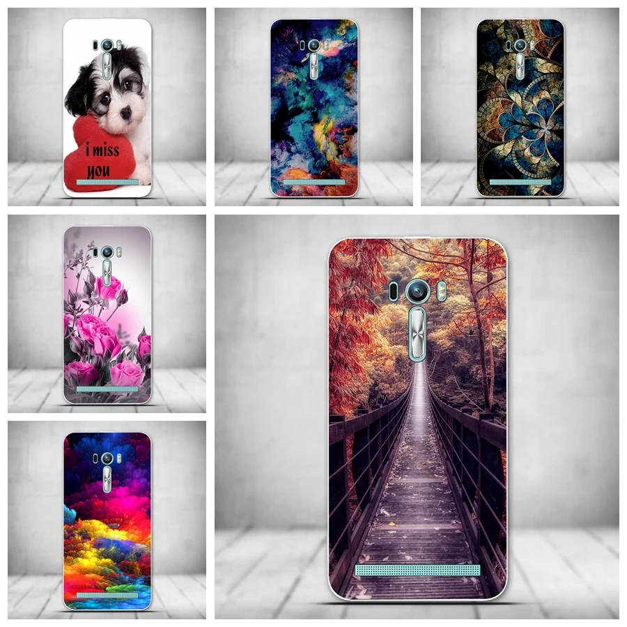 

Case for ASUS ZenFone 2 Laser ZE500KL Case Printing Back Silicon Cover for Funda Asus ZE500KL Phone Case Capa Soft TPU Bag Cover