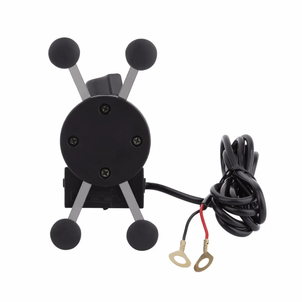 

Universal 360 Degree adjustable CELL PHONE HOLDER Motorcycle Bike Bicycle Mirror USB Charging Bracket Bicycle Moto Handle Grip