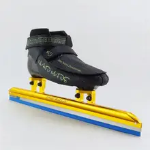 High quality ice Speed skate ice adult skate boot carbon long track skating shoes dislocation ice skate blade 380mm 410mm 430mm