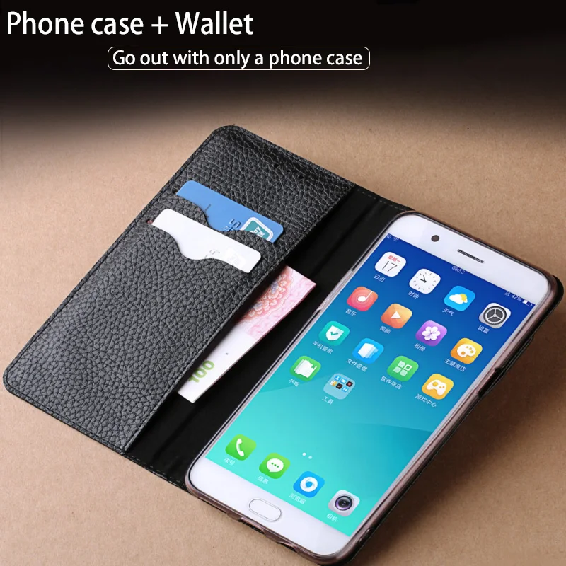 

wangcangli Genuine Leather for xiaomi phone bag vintage Anti-knock kickstand more coffee blue Gold Pink Flip cover phone case