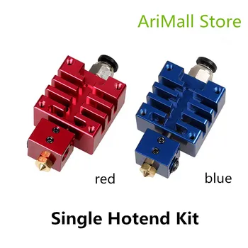 

3D Printer Parts newest upgraded extruder set 1 in 1 out Hotend Kit with Thermistor / Thermocouple j-head Hotend Kit 0.4/1.75mm