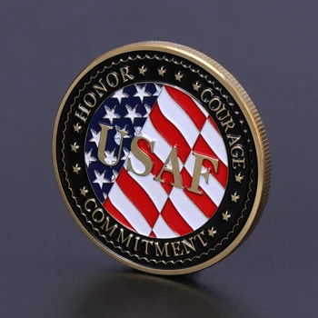 

Commemorative Coin USAF America Army Veteran Honor Collection Arts Gift Souvenir