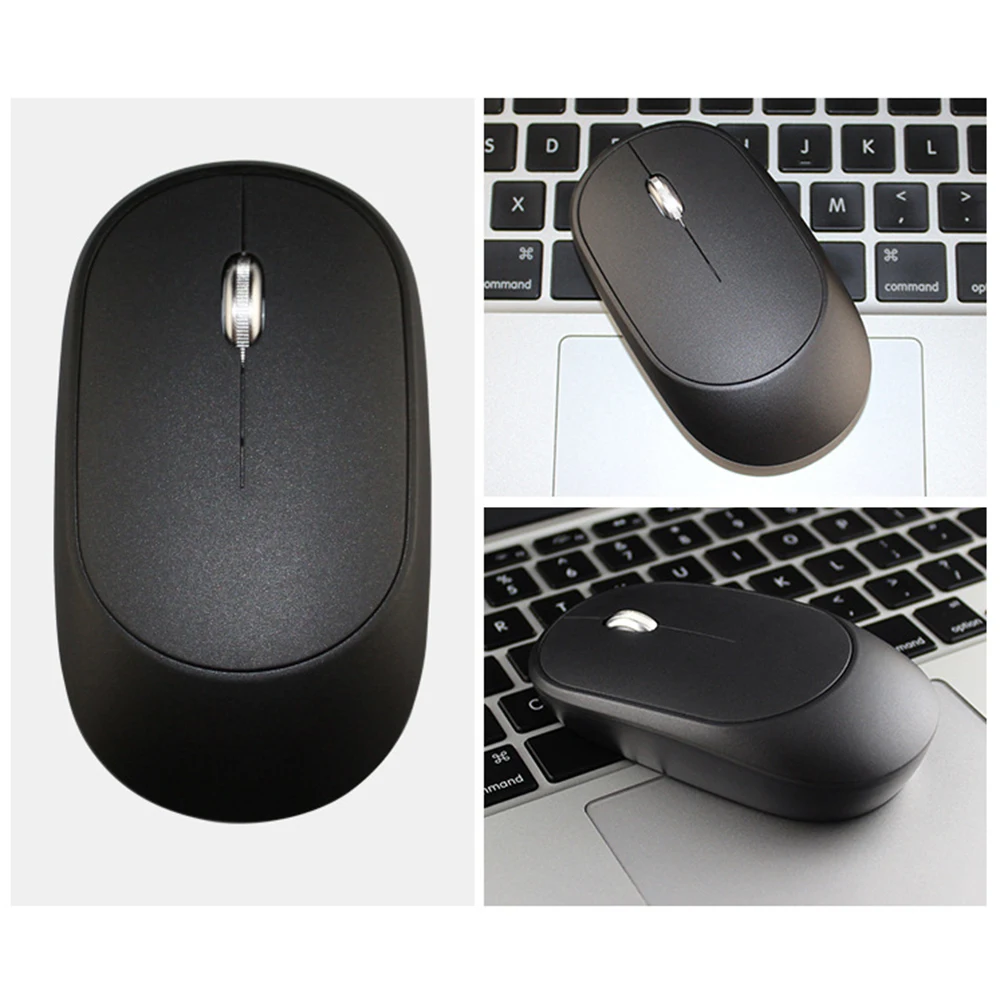 Эргономичная мышь 2,4 ГГц USB оптическая мышь для портативных ПК Беспроводная мышь компьютер Bluetooth мышь тихий ПК Mause перезаряжаемая