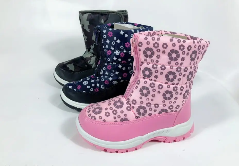 

wallvell Export to Russian boys and girls winter warm snow boots non-slip cold resistant comfortable children snow boots