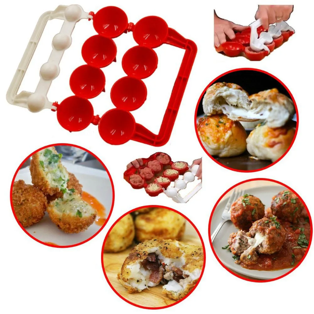 Newbie Meatballs Mold Stuffed Fish Meat Maker Homemade DIY Patty Maker Meat Tools Cooking Tools Kitchen Accessories