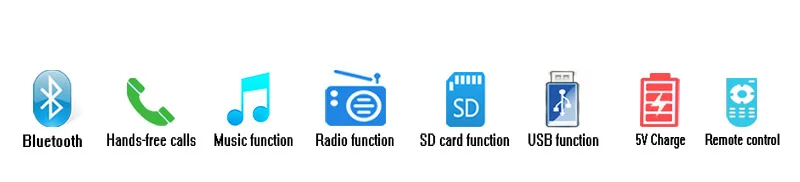 12 В автомобильный Радио плеер Bluetooth Стерео FM MP3 USB SD AUX аудио Авто Электроника Авторадио 1 DIN oto teypleri радио para carro