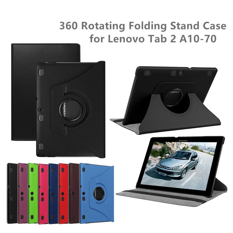 Роскошный чехол из искусственной кожи для Lenovo Tab 2 A10-70 откидной Чехол с крышкой на