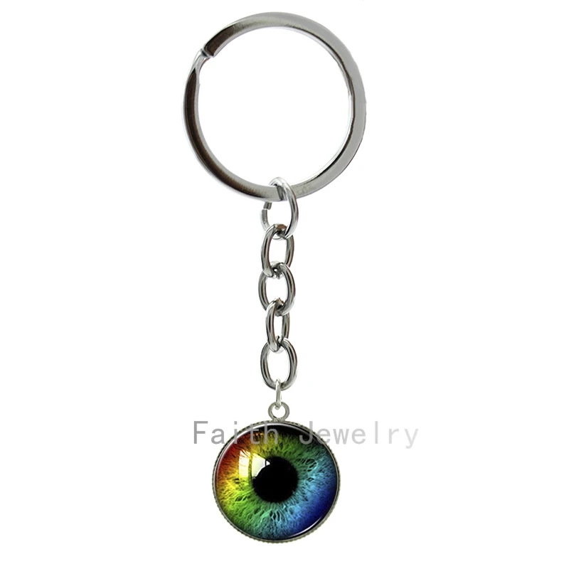 Buy Rainbow Eye keychain trendy charming colorful eyes