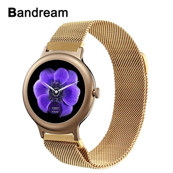 

18mm Milanese Stainless Steel Watchband for LG Watch Style Withings Activite/Sapphire/Pop/Steel HR 36mm Magnet Band Wrist Strap