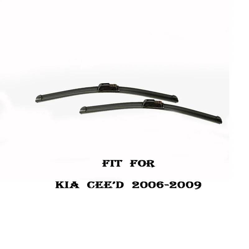 Ceed ED 2006-2009 BOOMBLOCK 2PCS High Quality Front Windshield Wiper Blades For Kia 2010- Kia Ceed Cee'd ED JD Accessories - Цвет: Ceed ED 2006-2009