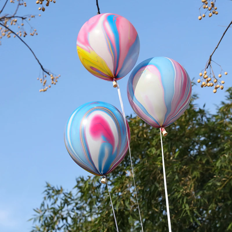 10 шт. 12 дюймов цветные облака латексные надувные 7 видов цветов шары для гостеприимство Свадебные украшения