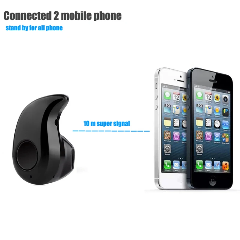 Беспроводные наушники вкладыши Daono Mini Sport Bluetooth V4.0 Stealth с микрофоном гарнитура для