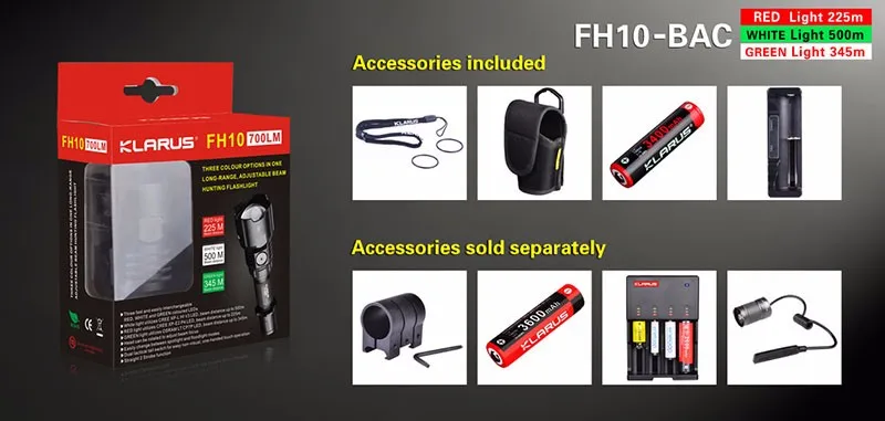 KLARUS FH10 ZOOM LONG RANGE FLASHLIGHT (18)