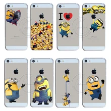 New Fashion Super Hot Despicable Me Yellow Minion Design Case Cover For Apple iPhone 5 5S
