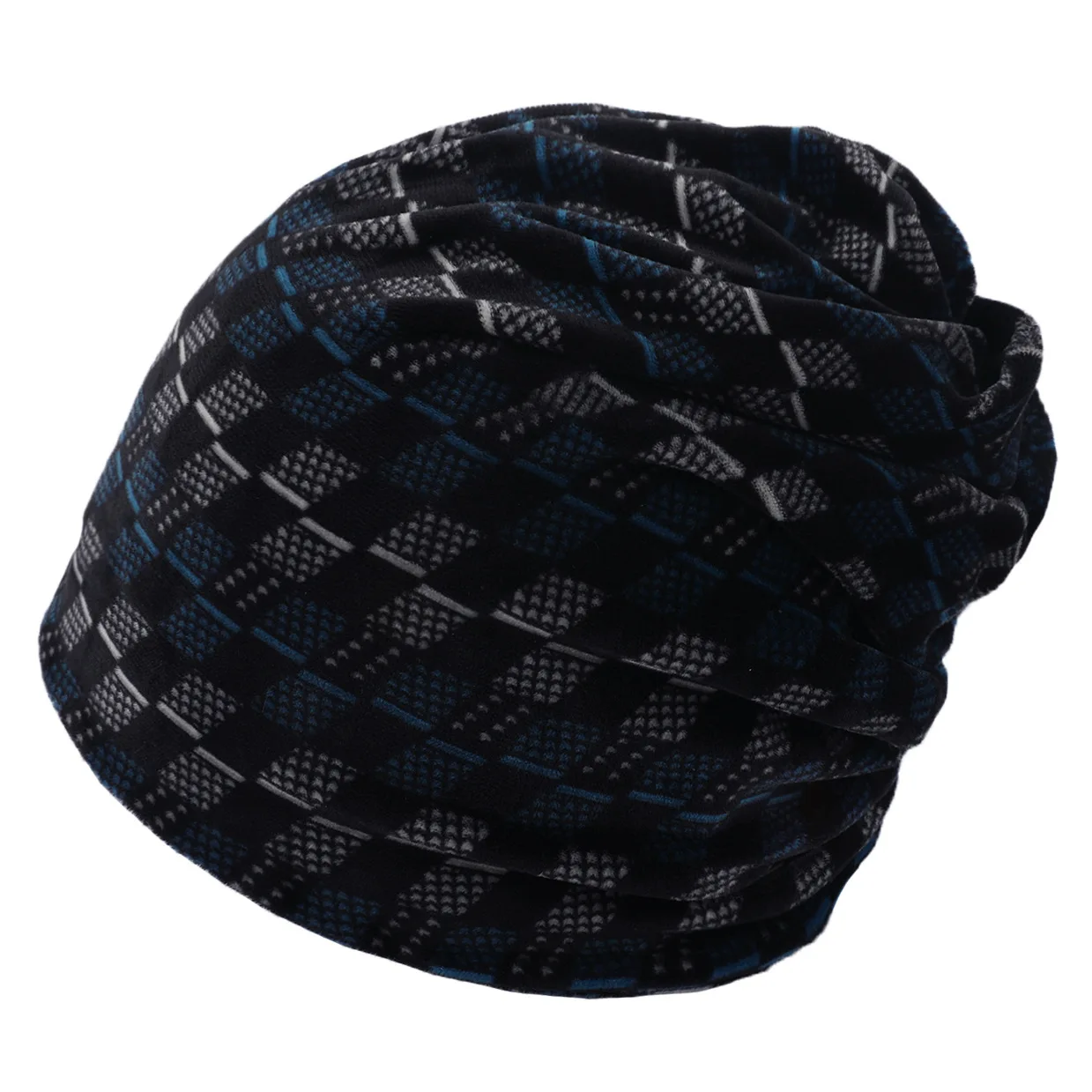 No. 9 Brand Hats For Women Plaid Camouflage Leopard Print Ladies Hat Skullies Beanies Men Hat Unisex Winter Keep Warm Velvet Cap - Цвет: No. 9