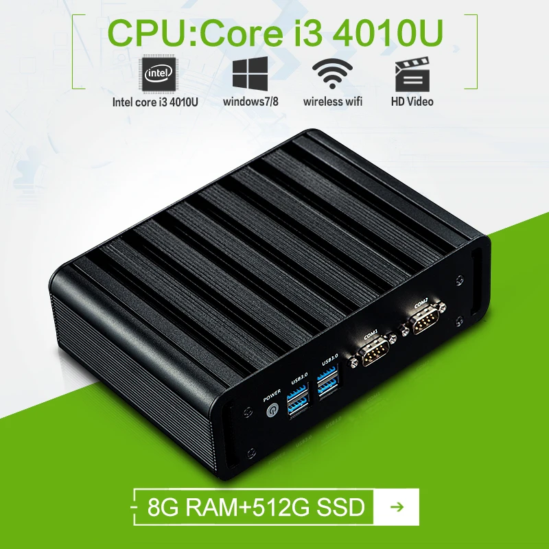  XCY desktop pc X31-I3G 4010u 8G RAM 512G SSD Mini pc With vesa mount HDMI+ VGA WinXP/WIN7/Linux/win10 