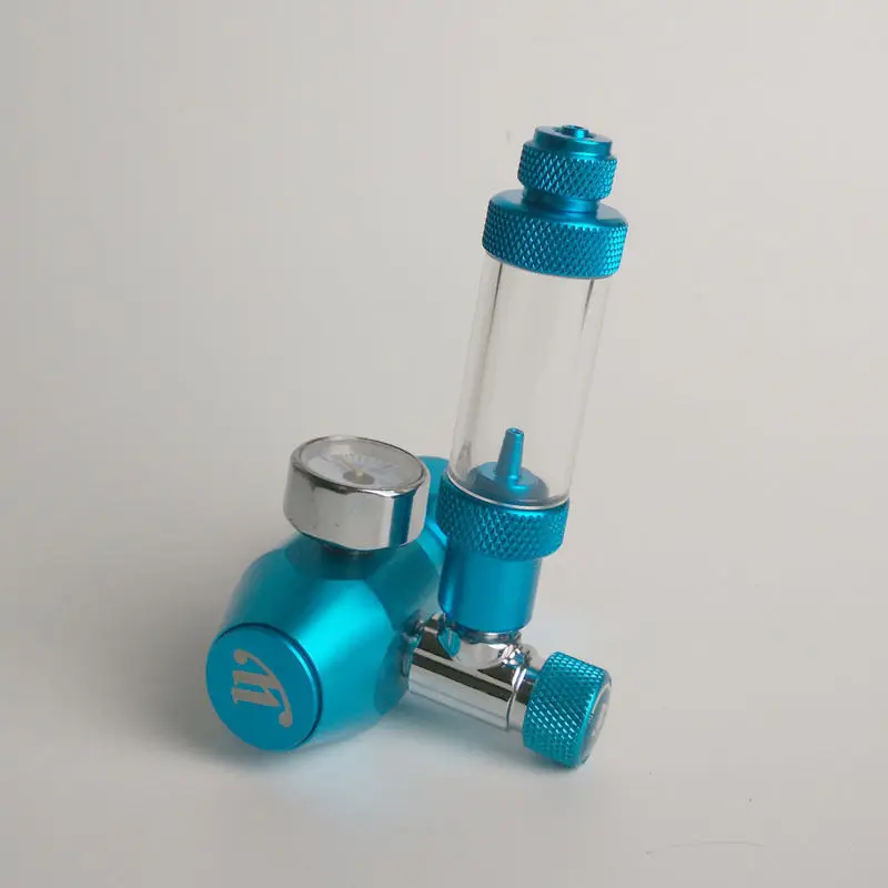Planted Aquarium tank CO2 Pressure Regulator System with Bubble Counter Check Valveco2 pressure