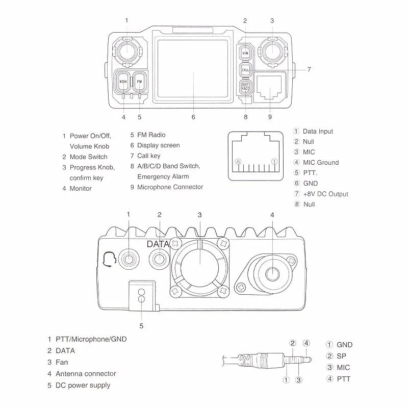 QYT KT-7900D Drawing
